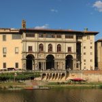 The Uffizi seen from across the river Arno